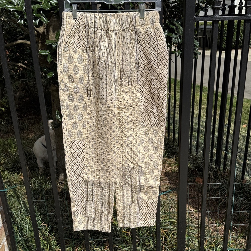 Kantha soft cotton pants, sz XL but runs very small